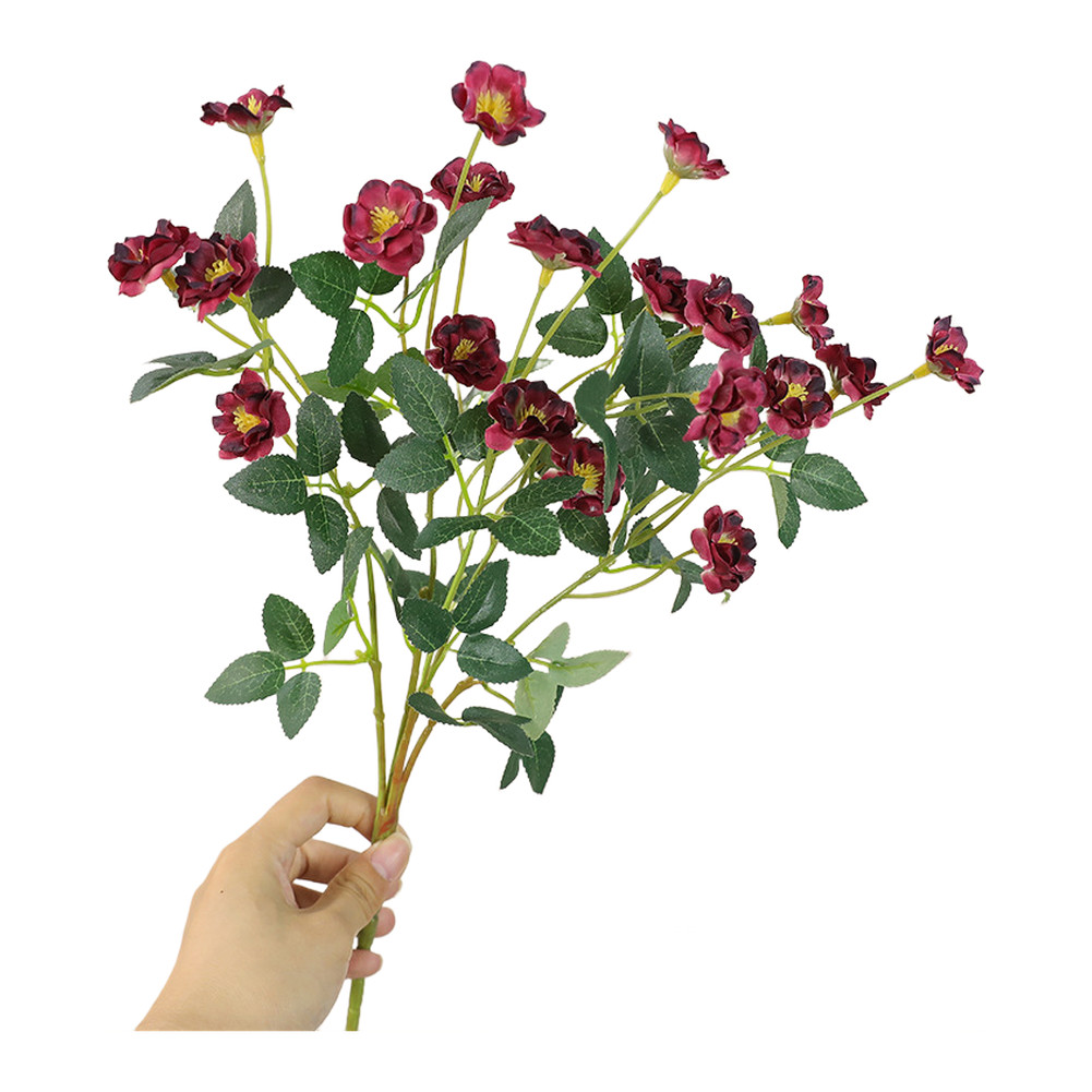 Silk Cloth Artificial Roses Bouquet for Home Decor and Photo Backdrops