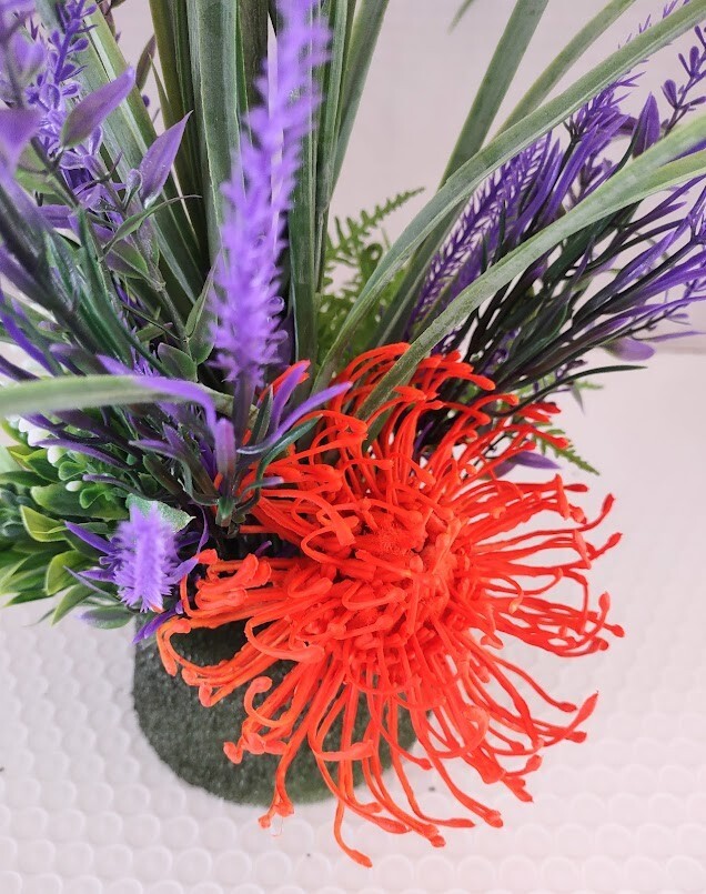 Orange Bird Of Paradise Flower Decoration