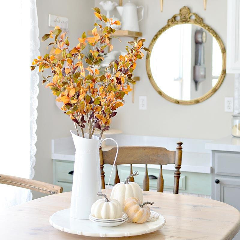 Set of 2 Autumn Artificial 33″ Leaf Floral Sprays