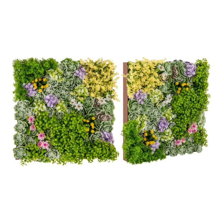 20″x20″ Fake Hanging Plants Artificial Succulents w/10Types of Mixed Faux Plants