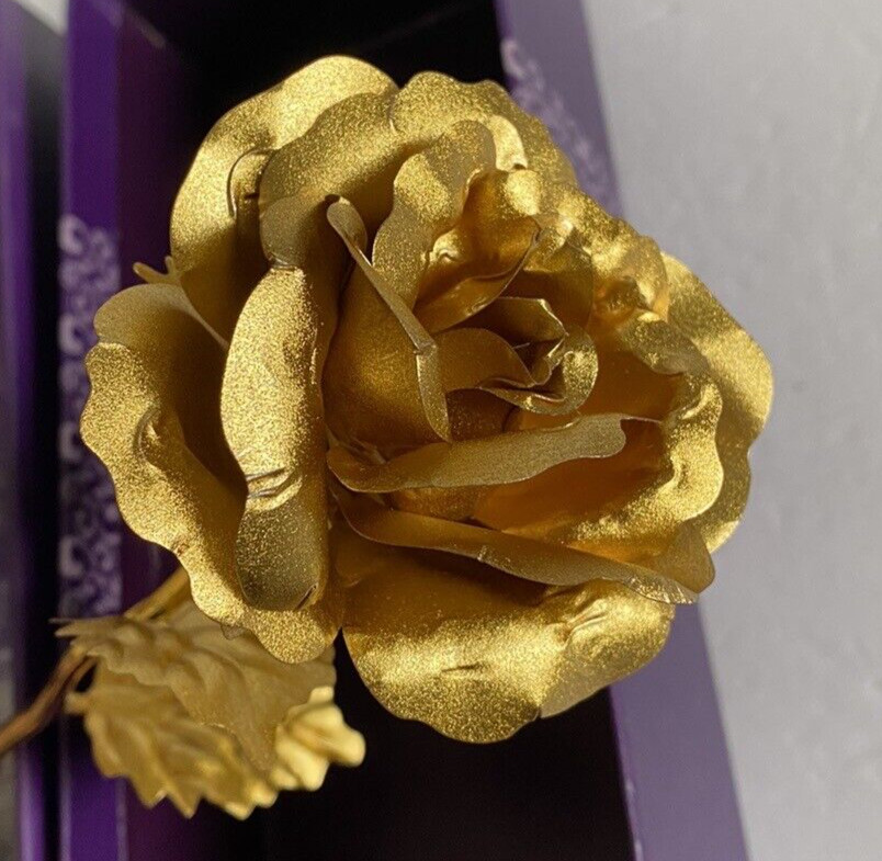 24k Golden Rose Gold With Test Report & Box