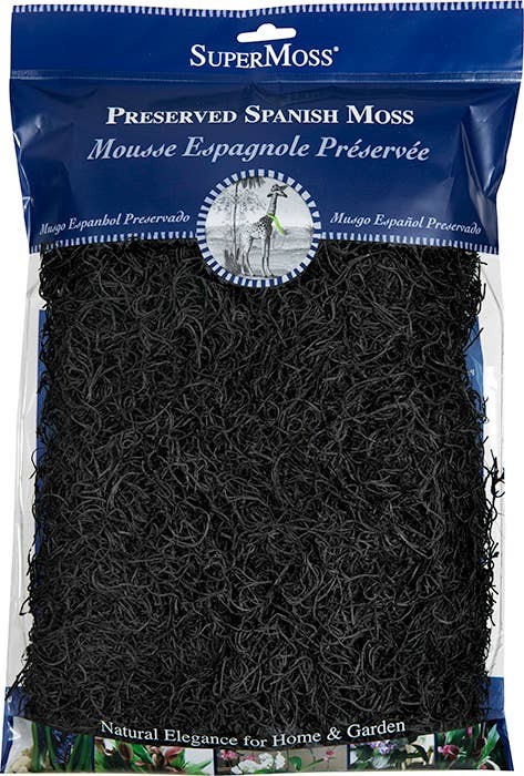 SuperMoss Preserved Spanish Moss 2oz | Hunter Green, Dusty Rose, Black