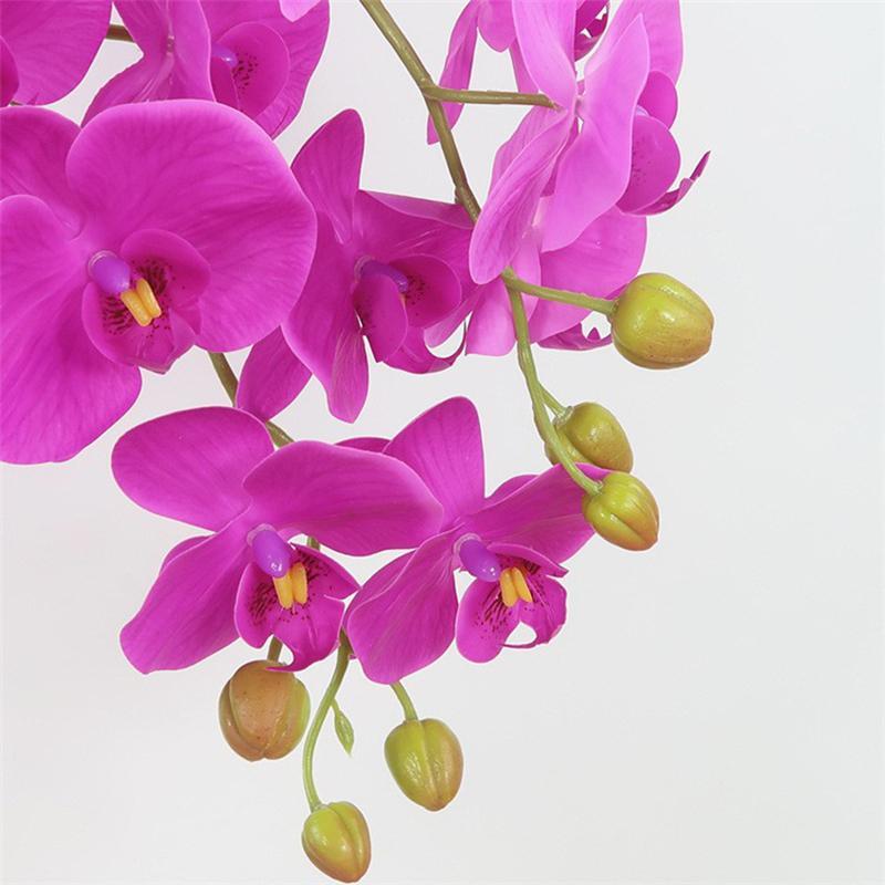 9 Heads 98cm Artificial Butterfly Orchid Flowers Fake Moth Orchids Flowers