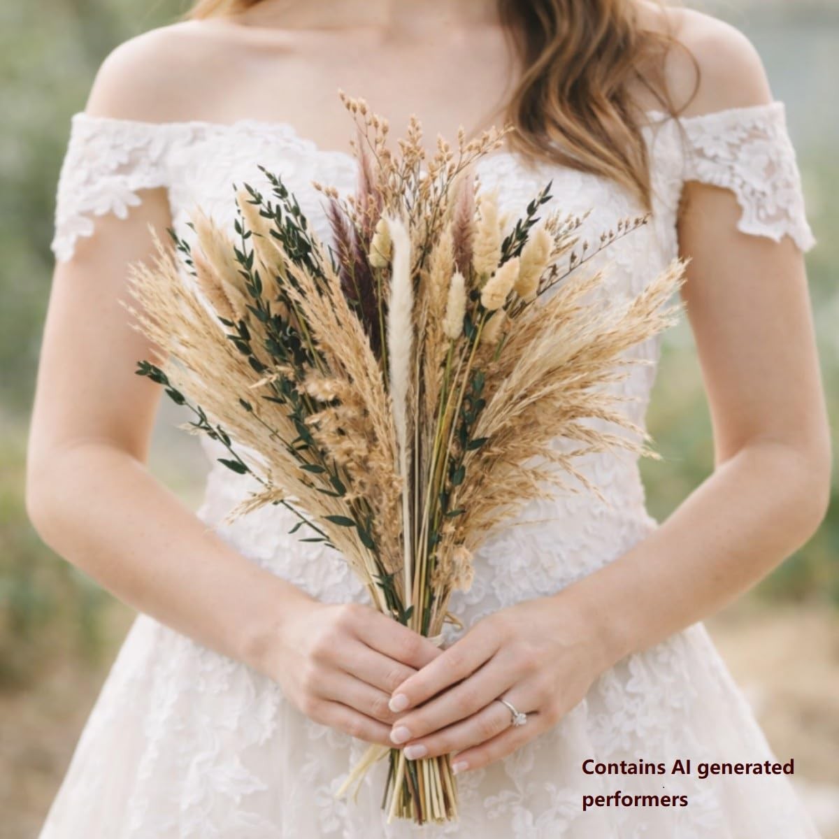 Pampas Grass Decor, Boho Decor Dried Flower Bouquet for Room,Bedroom,Office,D…