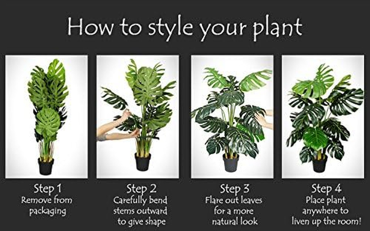 Vivid Green 6′ Tropical Palm Tree – UV Protected Silk Plant for Indoor/Outdoor