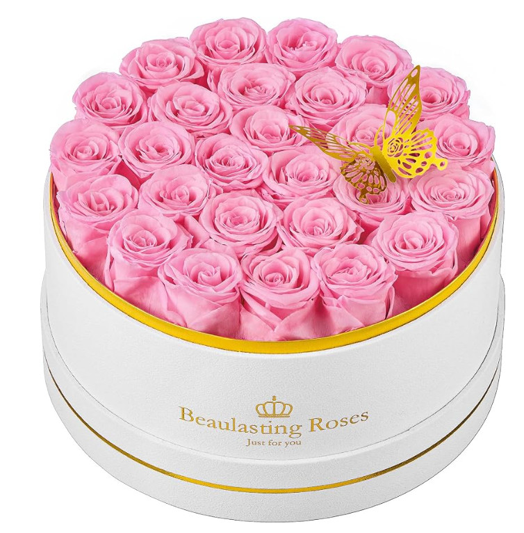 27 Preserved Roses Forever Flowers Real Roses in a Box Mother’s Day Birthday Flo
