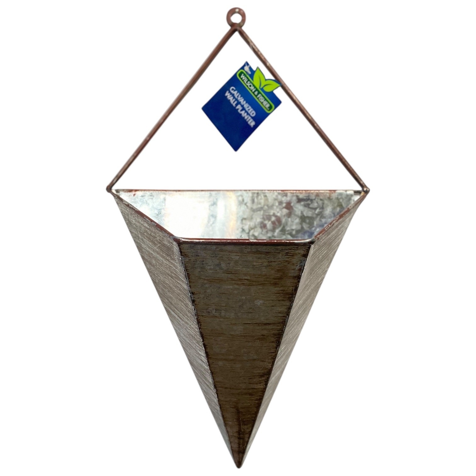NWT Galvanized Metal Planter 9″x3.5″x16.5″