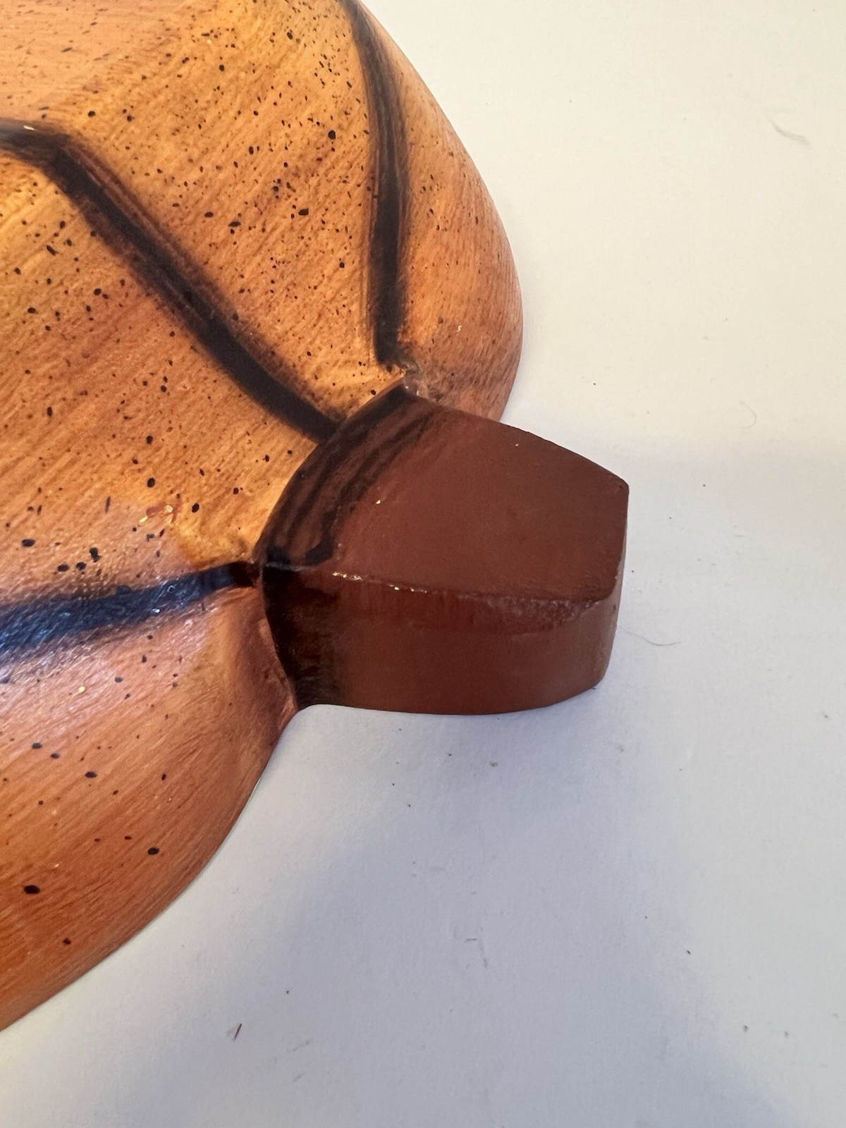 Wood Pumpkin Bowl w/ Fall Leaf Berry Pinecone Wreath Autumn Thanksgiving