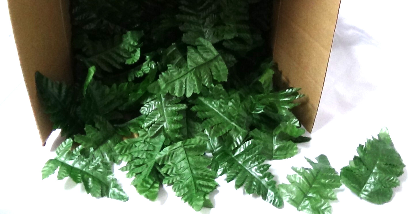 #193 Leather Leaf or Baker Fern Florist Supply Pack of 100 Fern Leaves