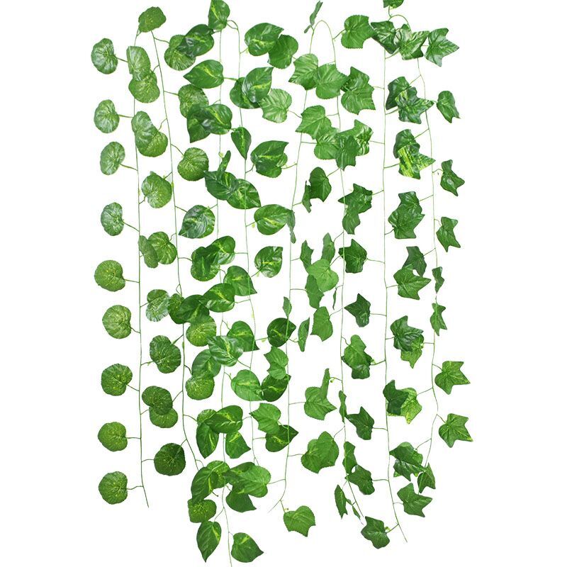 3pcs 210cm Artificial Vine Plant Fake Leaves Foe Home / Garden Decor NEW