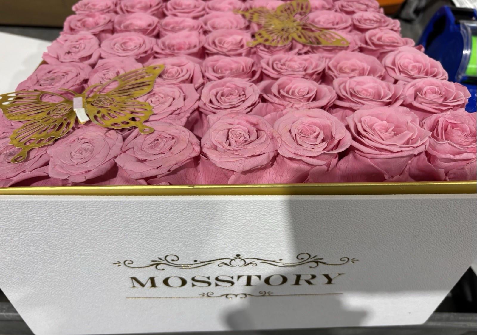Mosstory Forever Flowers 49-Piece Preserved Roses in Gift Box