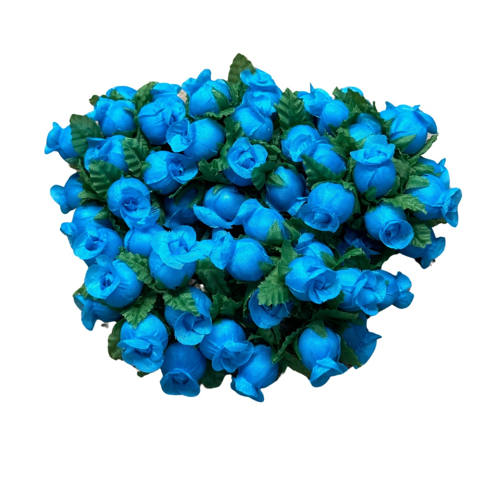 Turqoise Artificial Silk Flower Roses 12 Mini Bouquets of 12 Rosebuds 144 Total