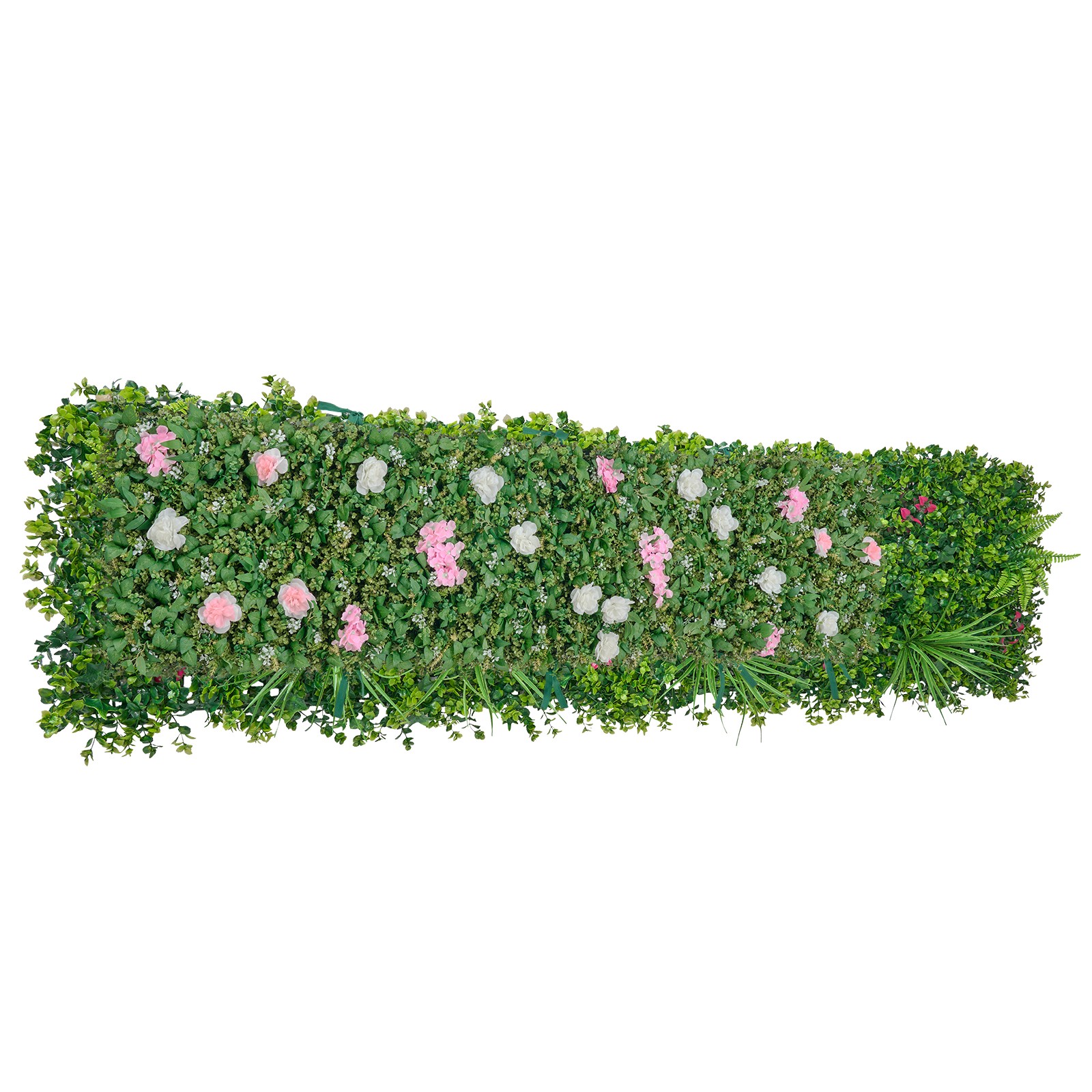 VEVOR Artificial Luxury‌ Flower Wall Backdrop 2PCS 2 x 8 ft Each Floral Backdrop