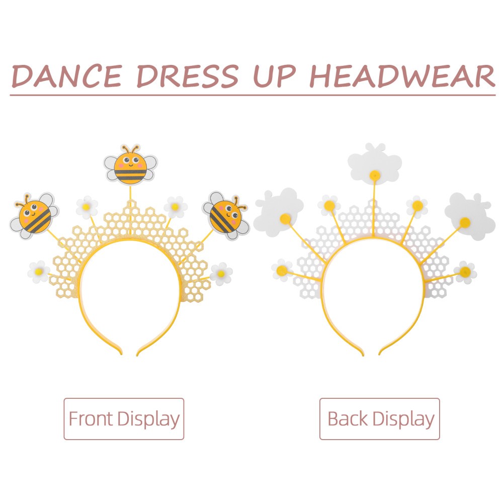 Bee Headband Antenna Headbands Headwear Costume Women Accessories