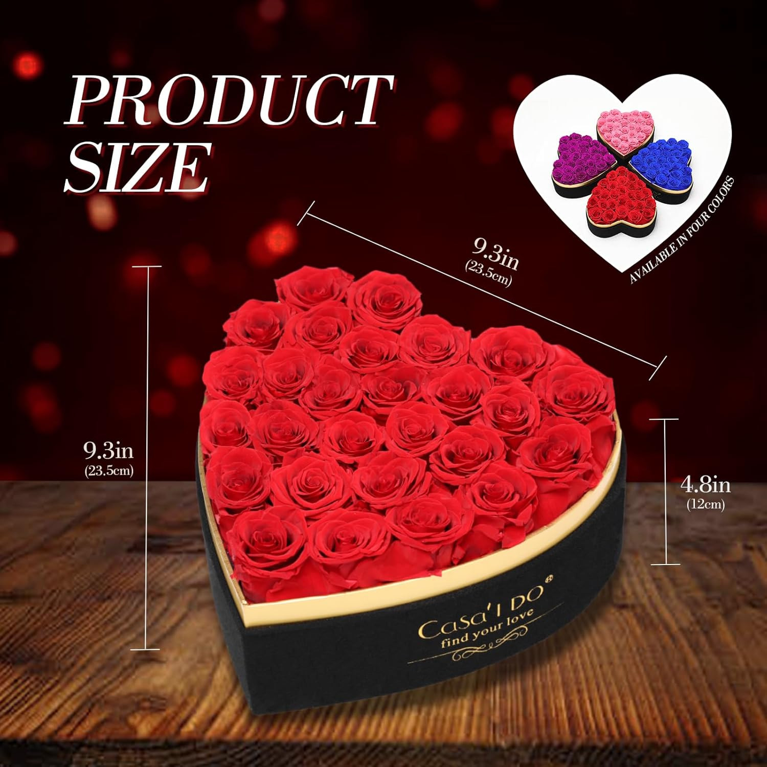 Preserved Roses Flowers for Delivery 27 Pcs, Mothers Day Rose Gifts for Her, For