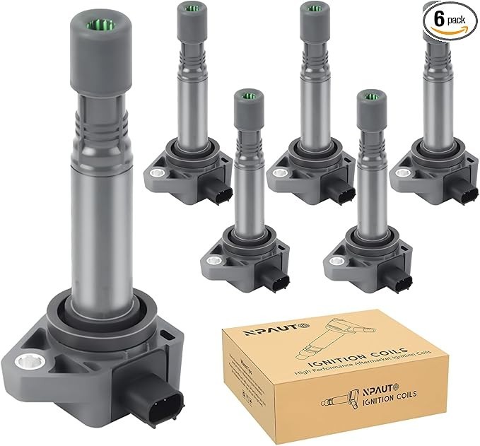 Ignition Coil Pack Set of 6 compatible with 3.5 3.7 V6 Honda Odyssey Accord P…