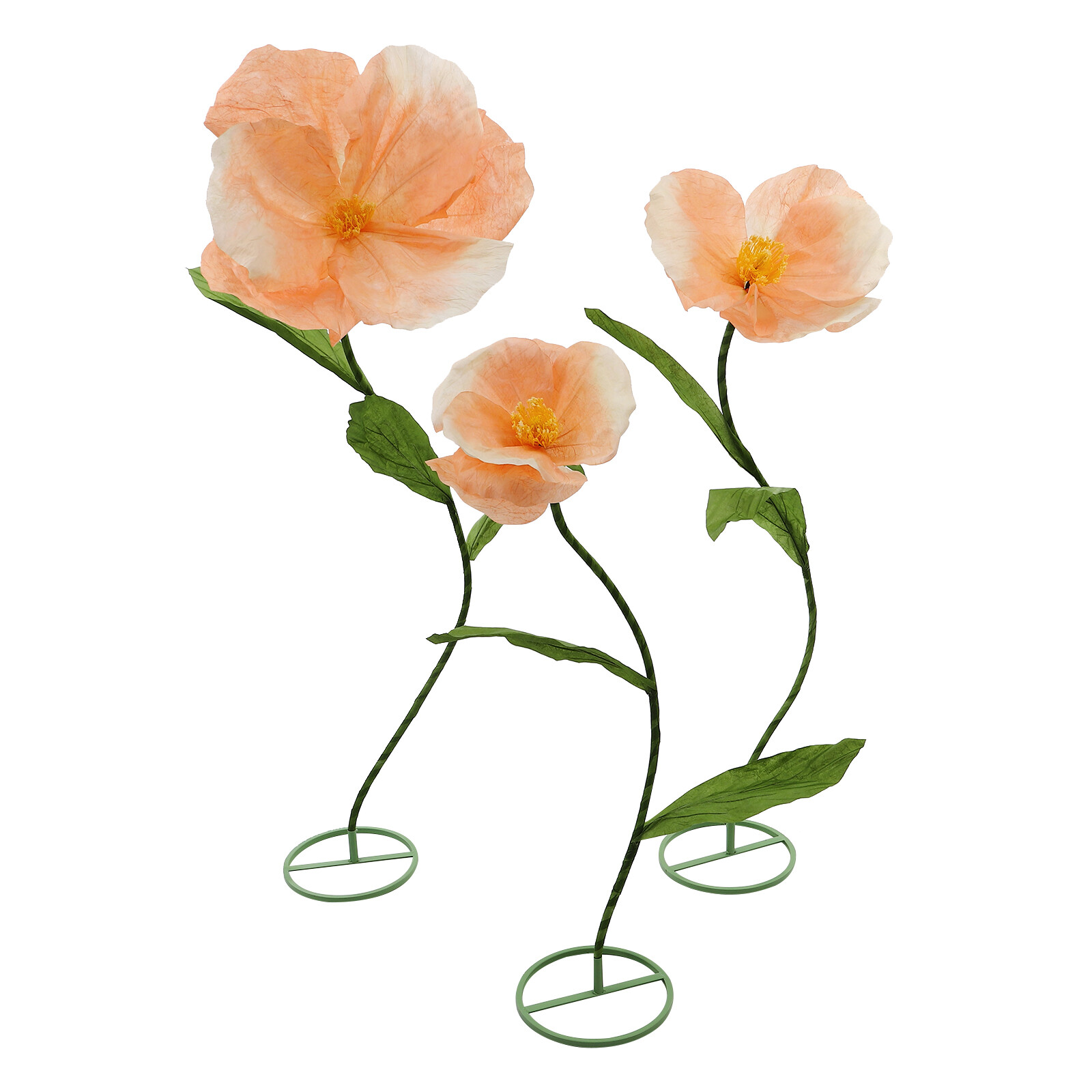 3PC Artificial Flower Bouquet Flower Bridal Wedding Supply Home Decor Champagne