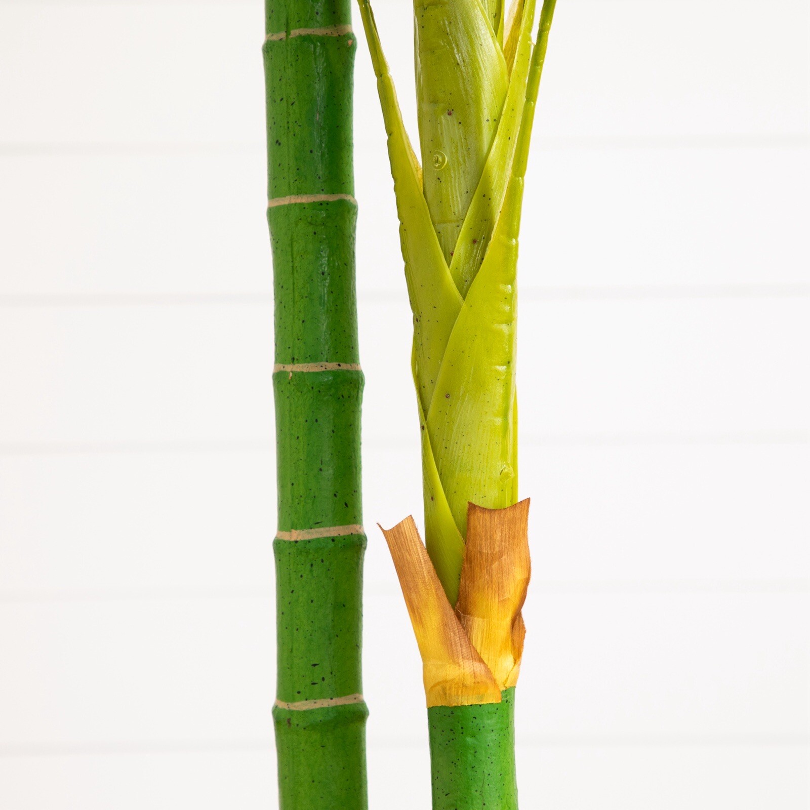 8’ Double Golden Cane Artificial Tropical Palm Tree Home Decor . Retail $241
