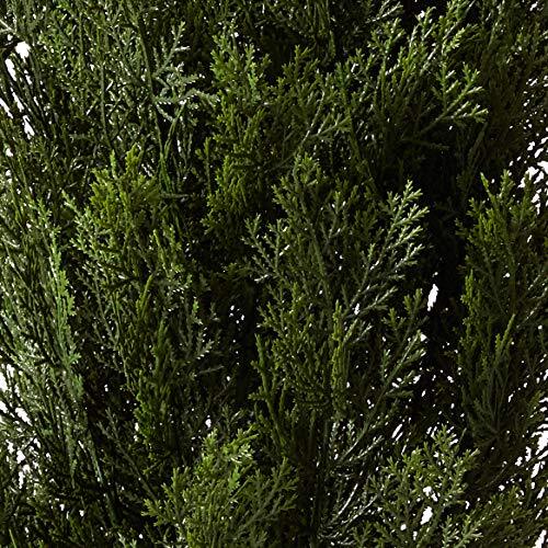 Nearly Natural 4FT Faux Cedar Tree, Outdoor Front Porch Décor, Faux Cedar Tree P