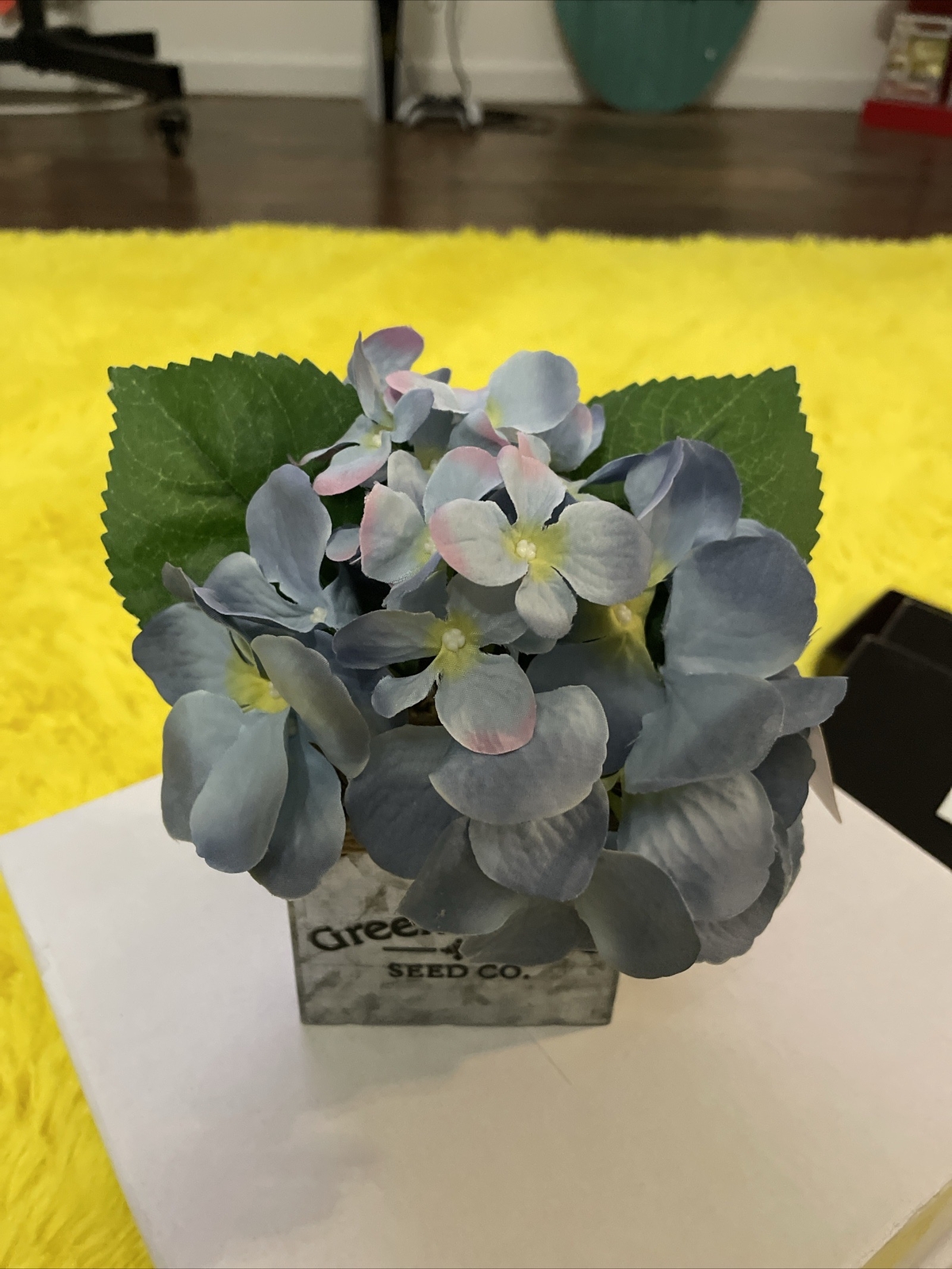 GreenThumb Seed Co. Hydrangea Cube Decoration By Ganz