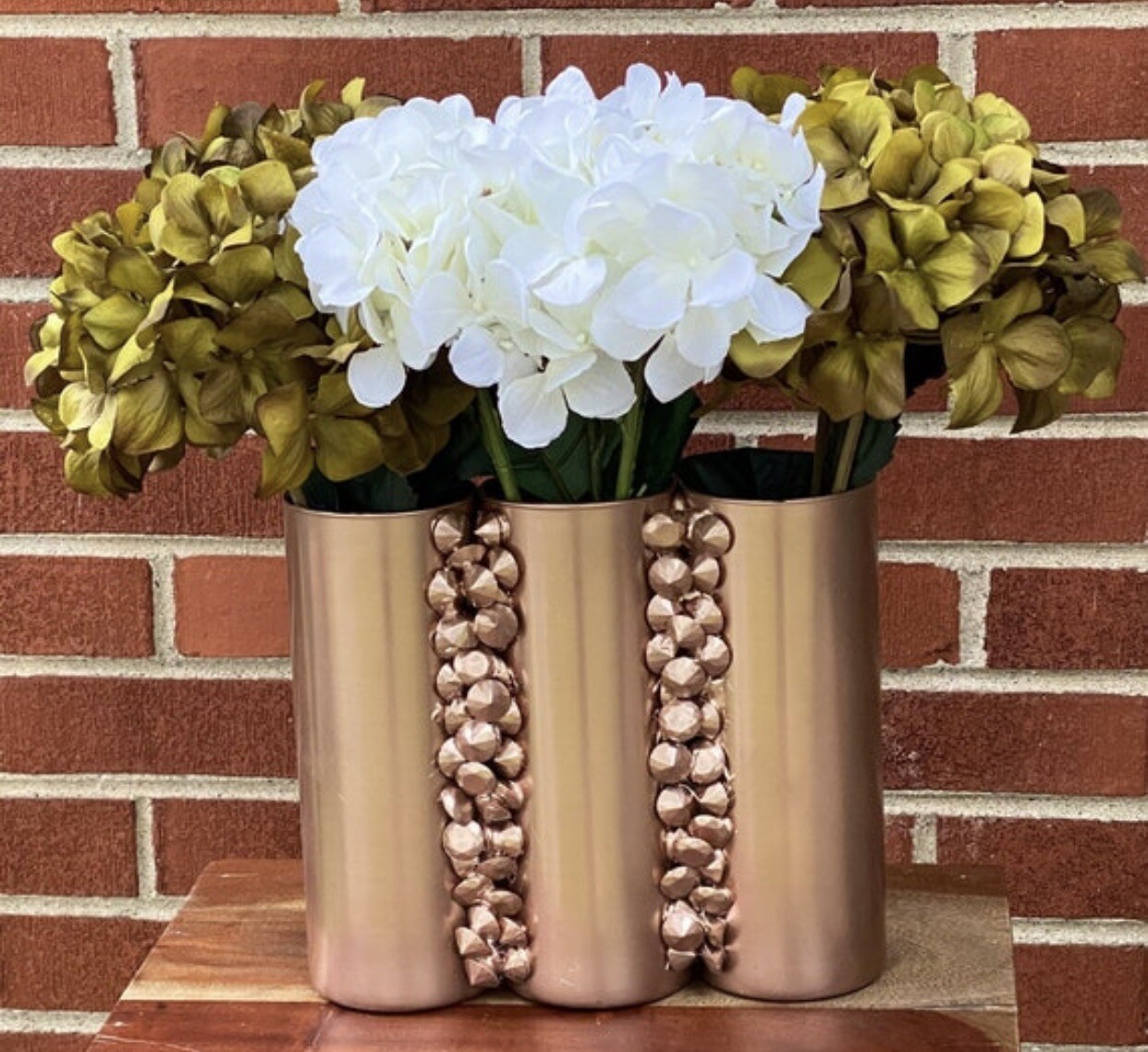 Handmade Custom Florals With Acrylic Gems Country Living Centerpiece