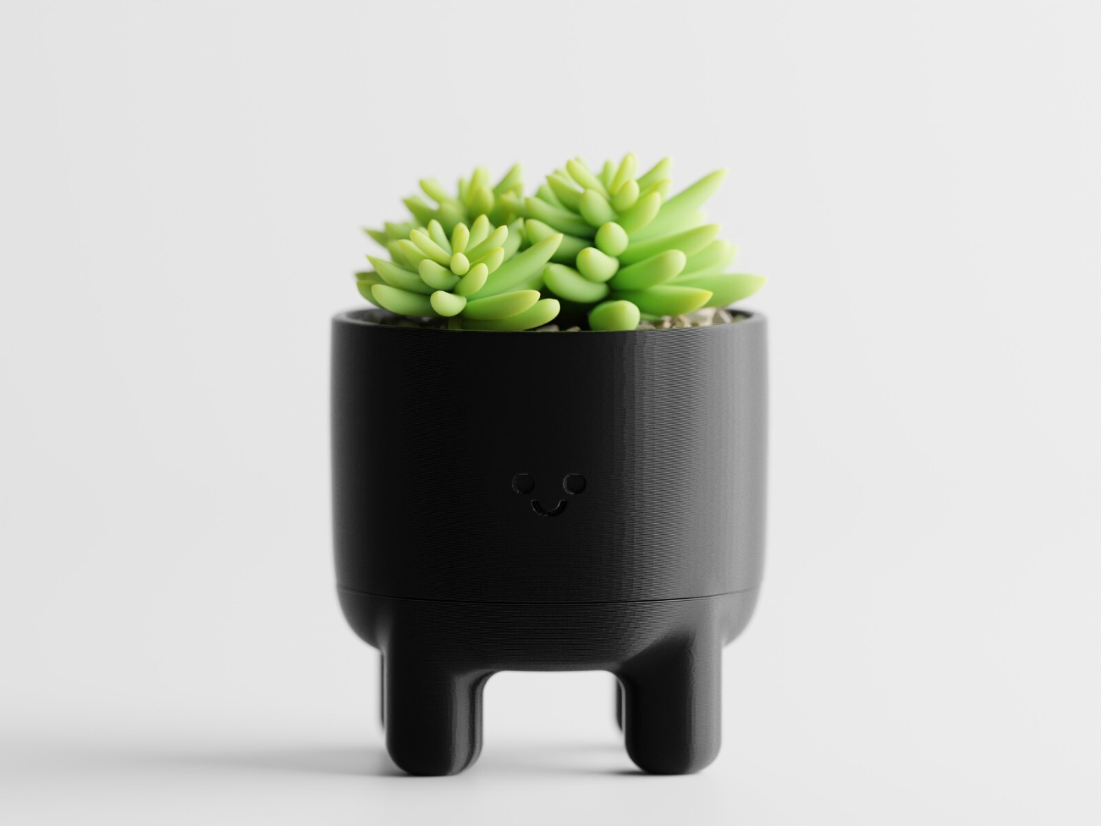 Smooth Planter Melo ———Black