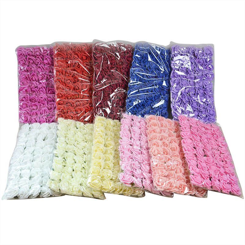 10/20/30pcs 8cm Artificial Rose Flower For Valentine Wedding Gift Home Decor NEW