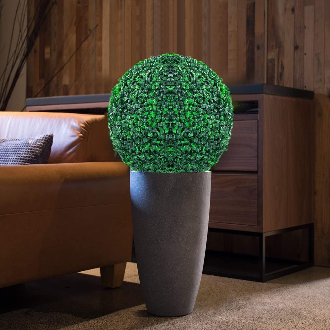 7-Inch Artificial Boxwood Topiary Balls – Perfect for Indoor, Outdoor & Weddings