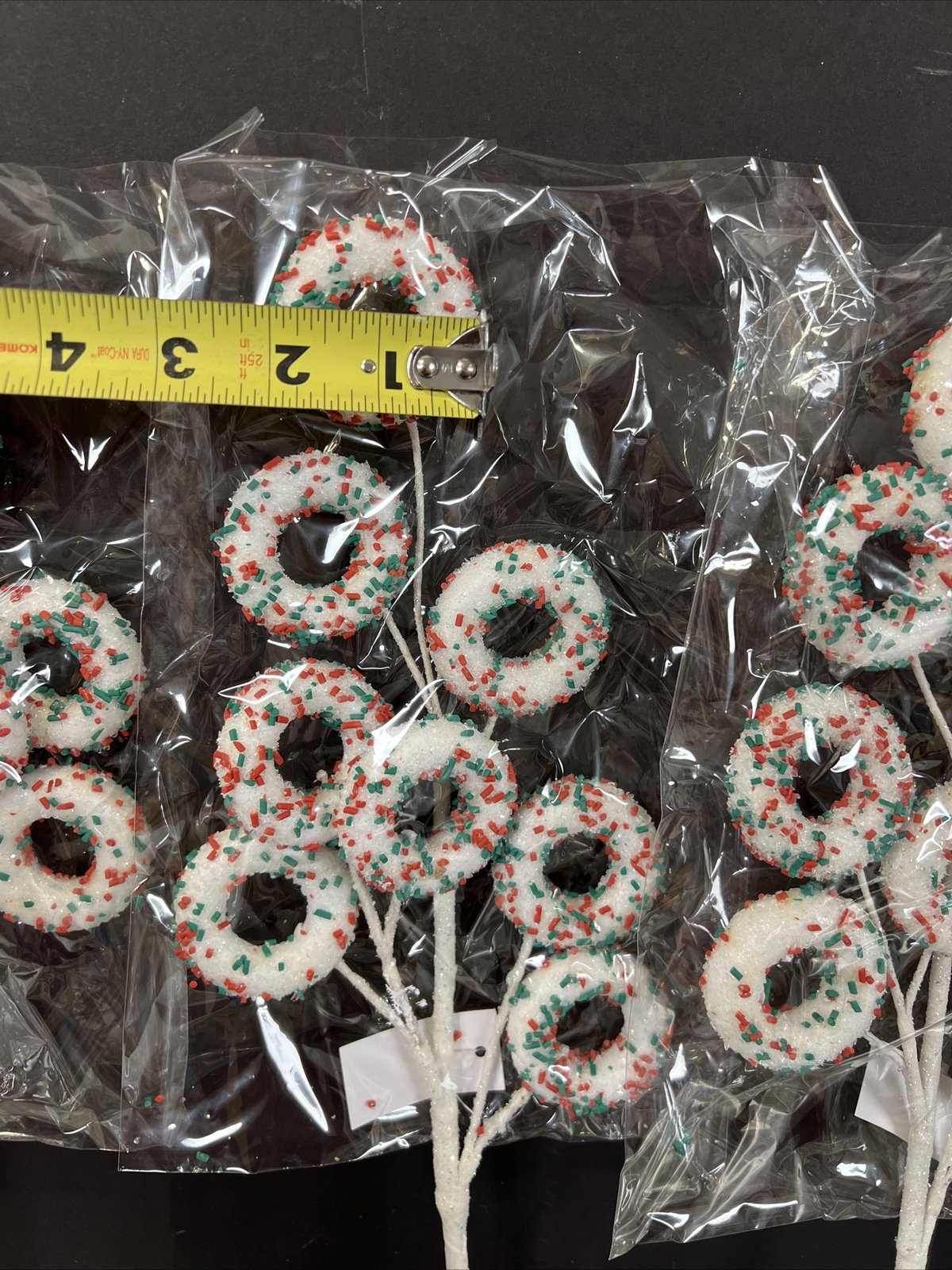 5 Sprinkle Treats Donut Doughnut 15.5” Picks Twig Spray Valerie Parr Hill Rare