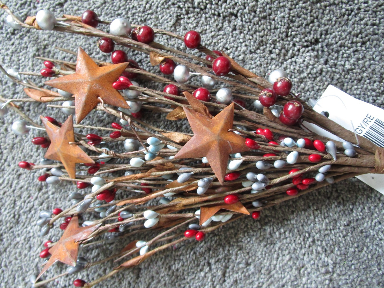 PIP Rice BERRY PICK RUSTY STARS 13″ SILVER, GRAY, RED, Scarlet Ohio State OSU