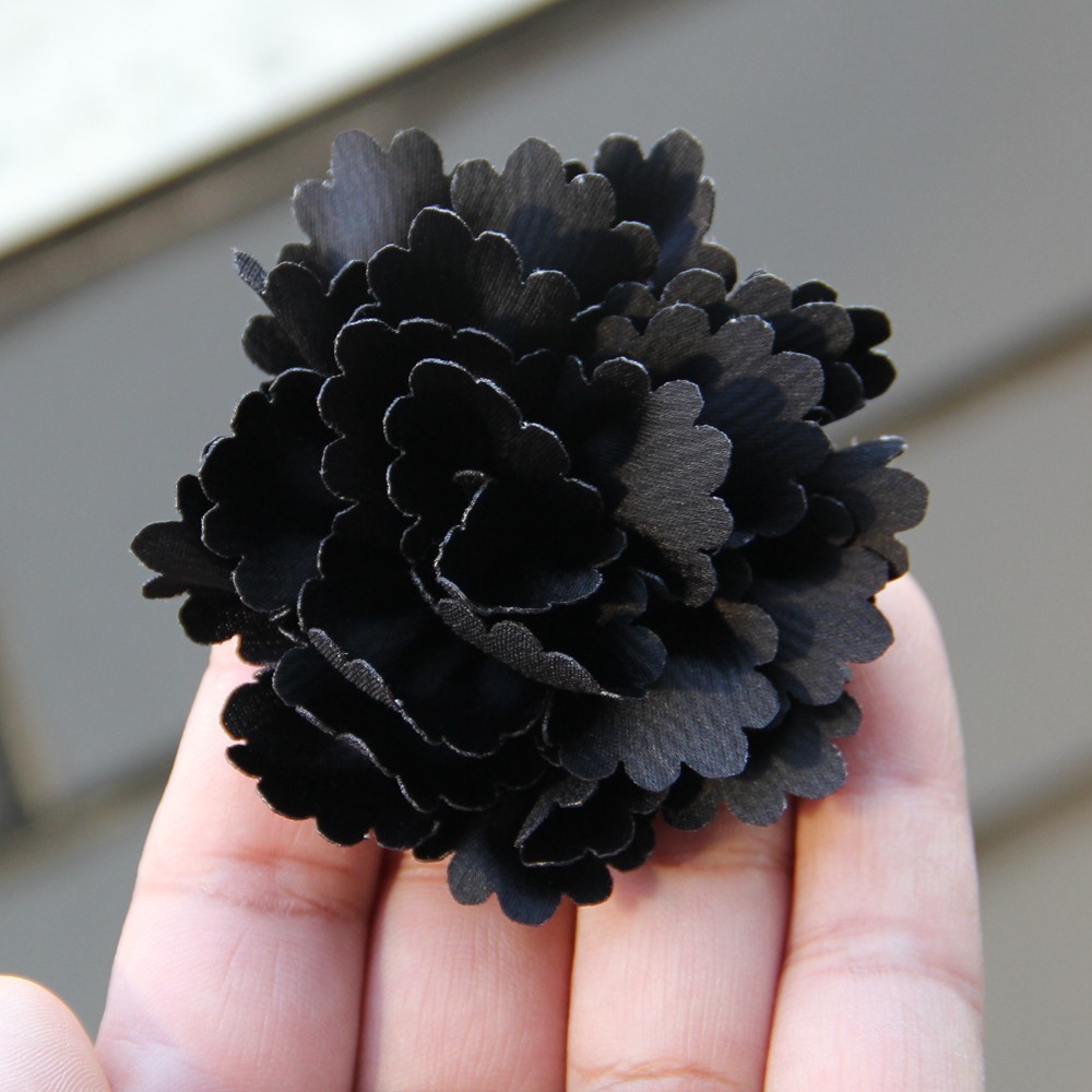 6cm 12Colors Newborn DIY Fashion Chic Shabby Artificial Shaped Fabric Flower