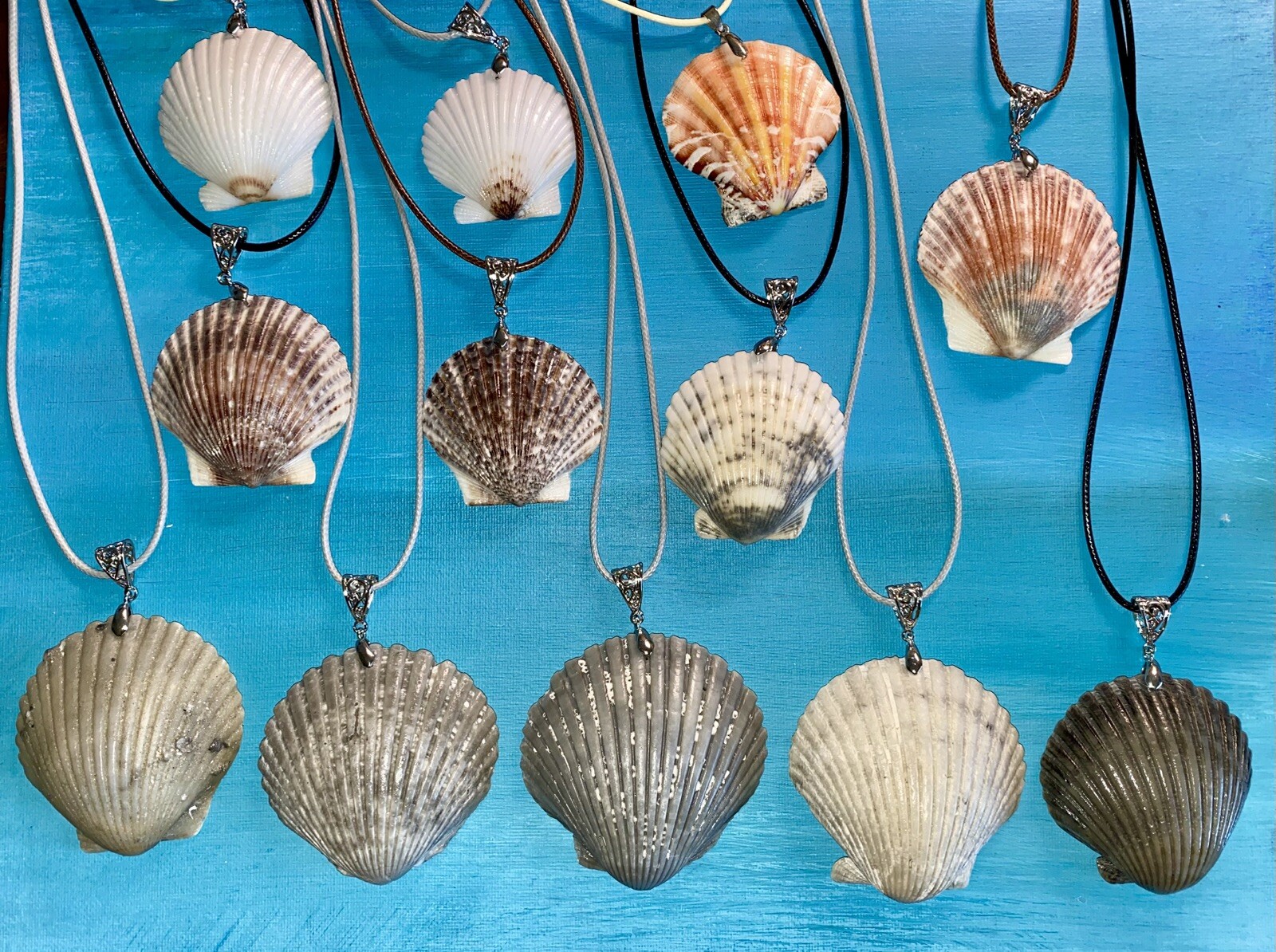 Under The Sea Teal Fish Arrangement, Table Art, Swimming Fish, Seashells