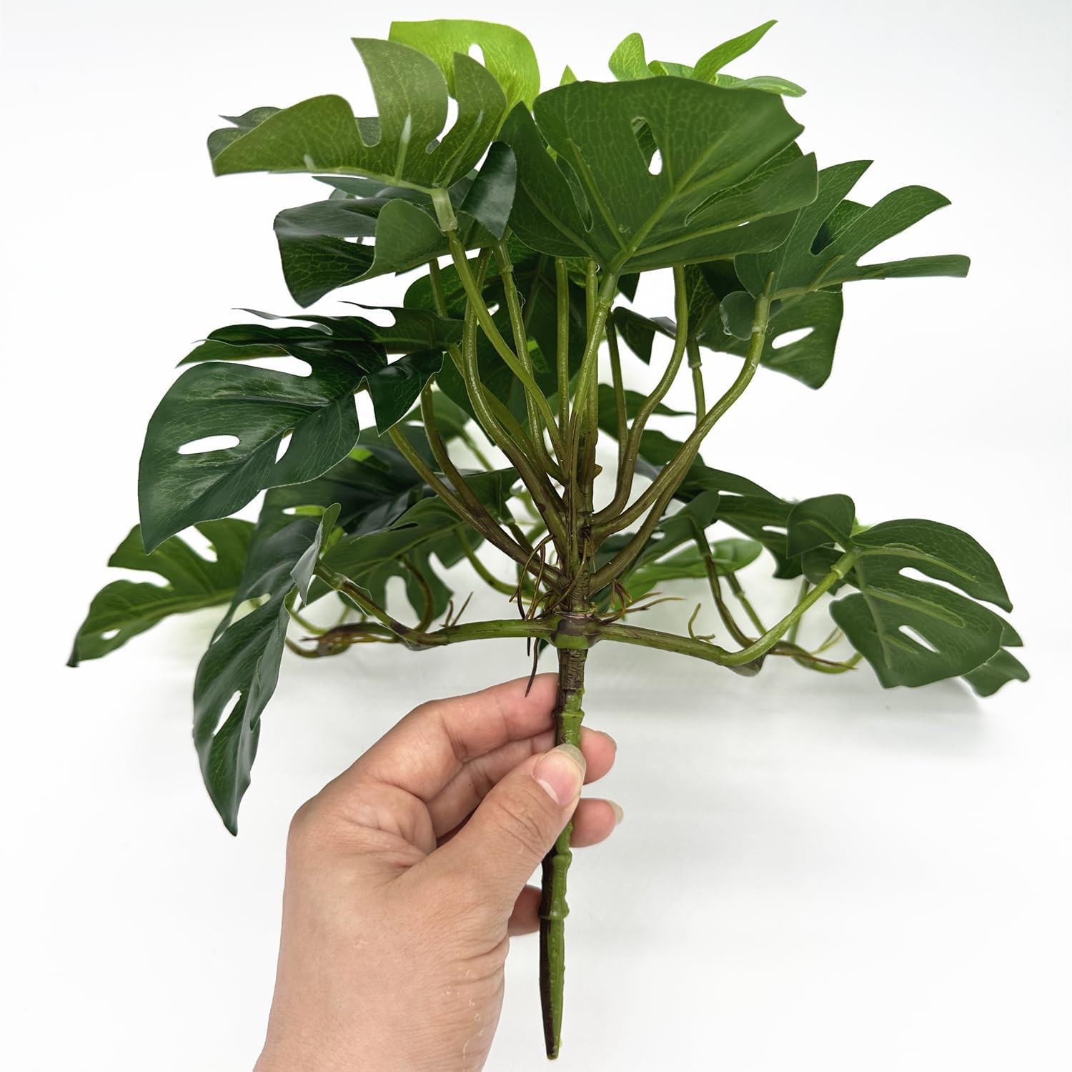 Fake Plants Hanging Small Faux Potted Ivy Vine Artificial Monstera Mini Faux …