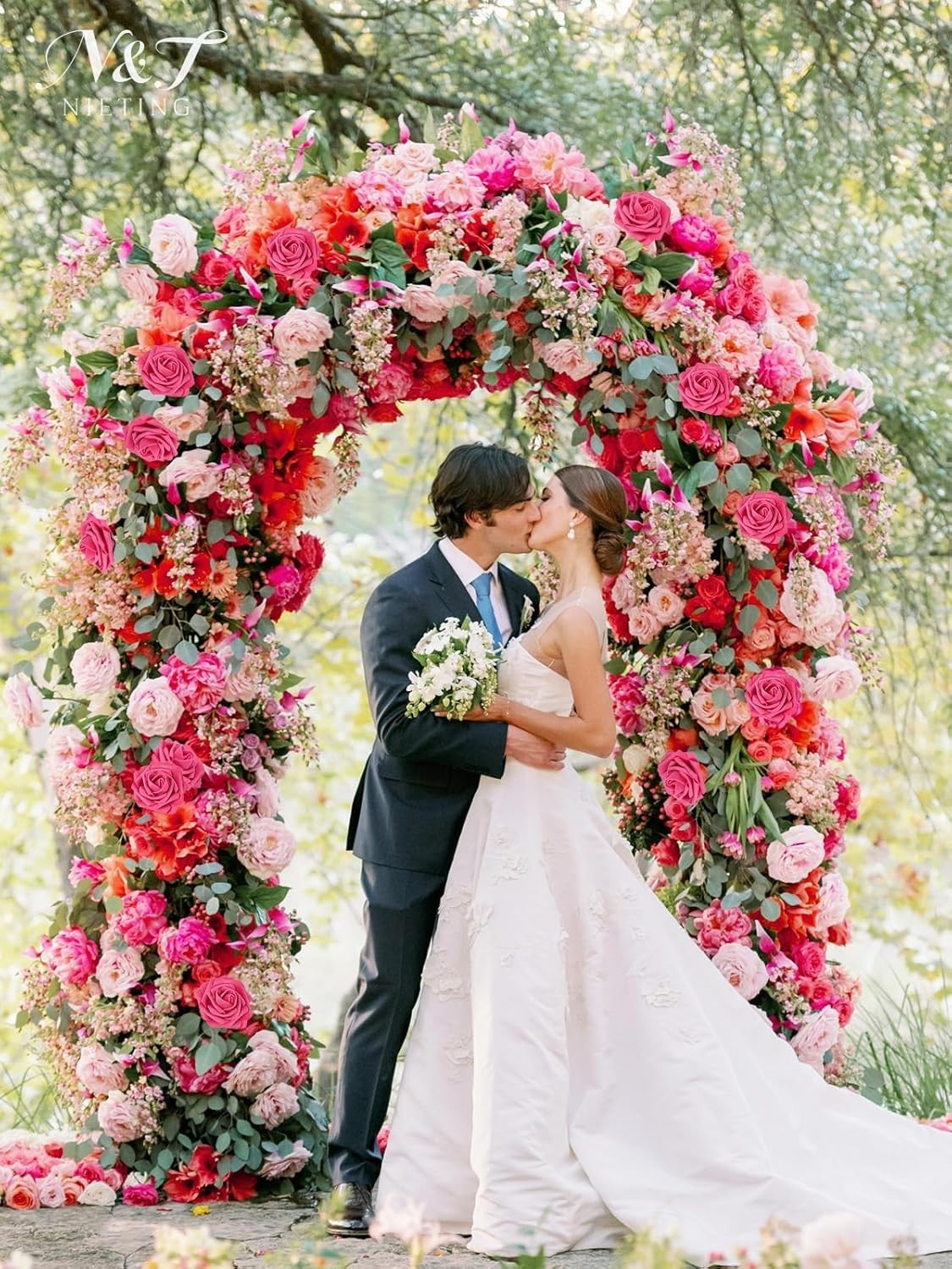 25 Pcs Hot Pink Foam Roses – Elegant Artificial Flowers for Weddings and Decor