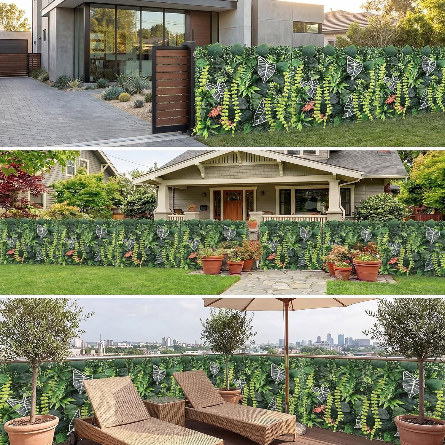 8 Pack 20″X20″Grass Wall Panels-Artificial Boxwood Panels for Greenery Wall Back