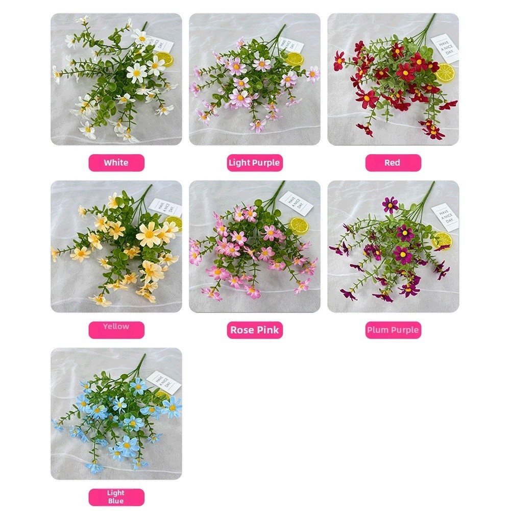 Chrysanthemum Artificial Flower 43 cm for Living Room Office Wedding Decor
