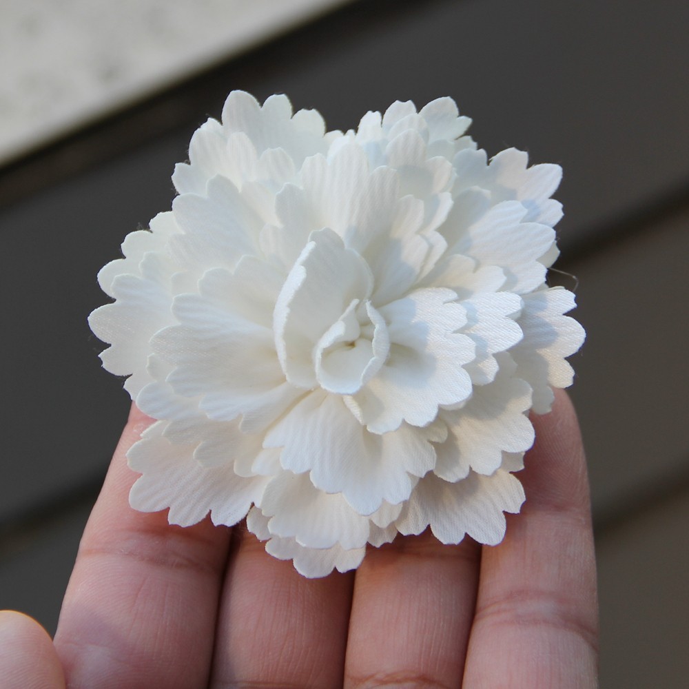 6cm 12Colors Newborn DIY Fashion Chic Shabby Artificial Shaped Fabric Flower