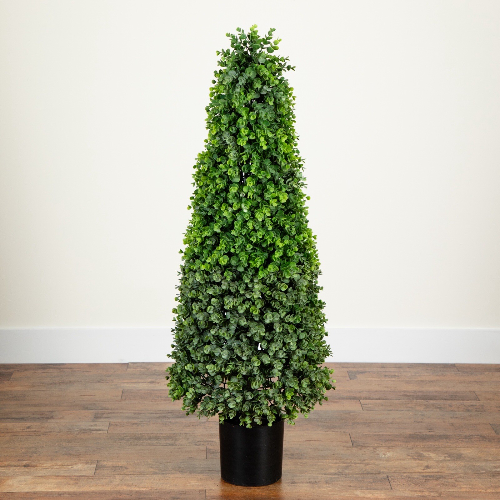 4’ Eucalyptus Topiary Artificial Tree (Indoor/Outdoor) Home Decor. Retail $307