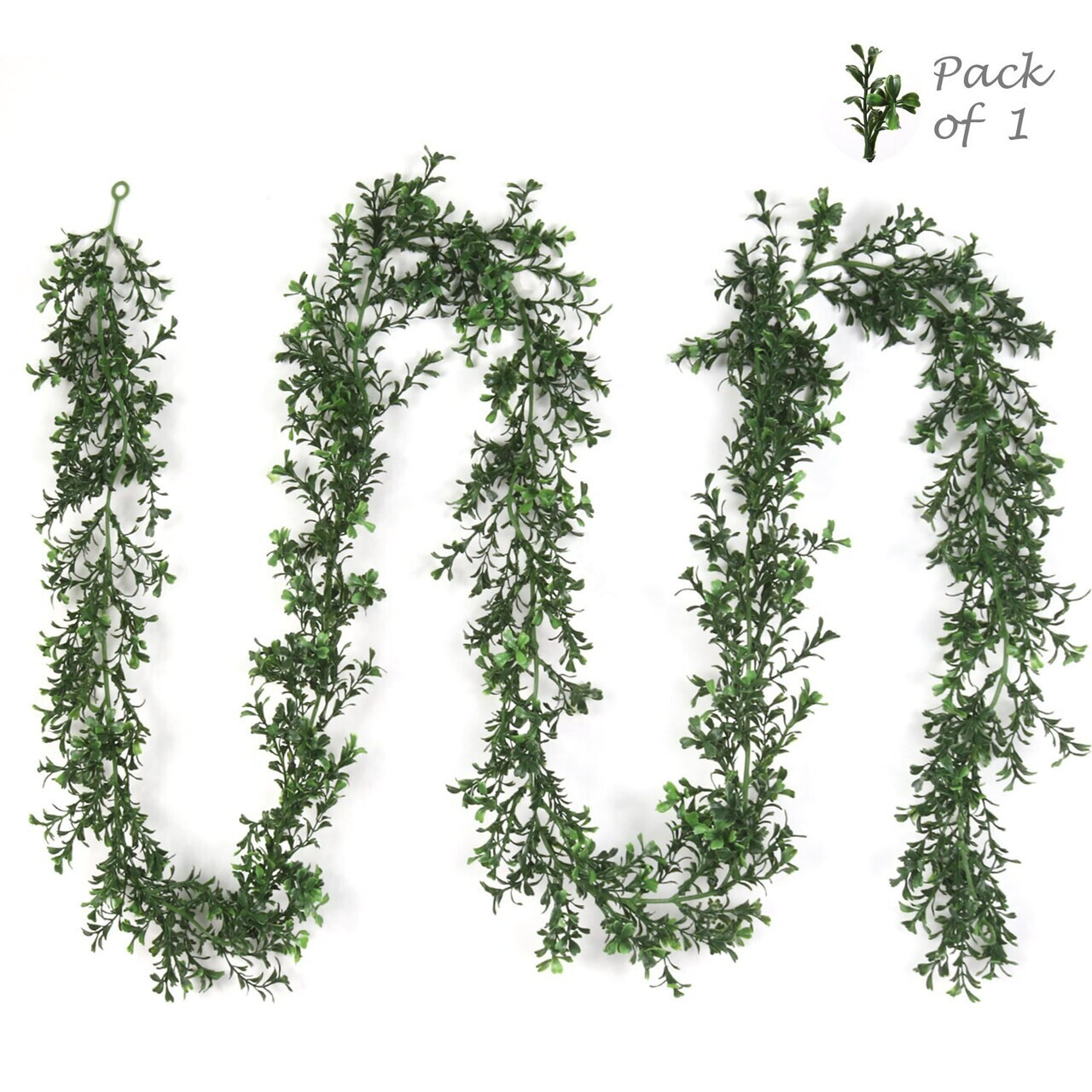 Boxwood Garland Lush Greenery Home/Party/Wedding/Garden Decor 9ft