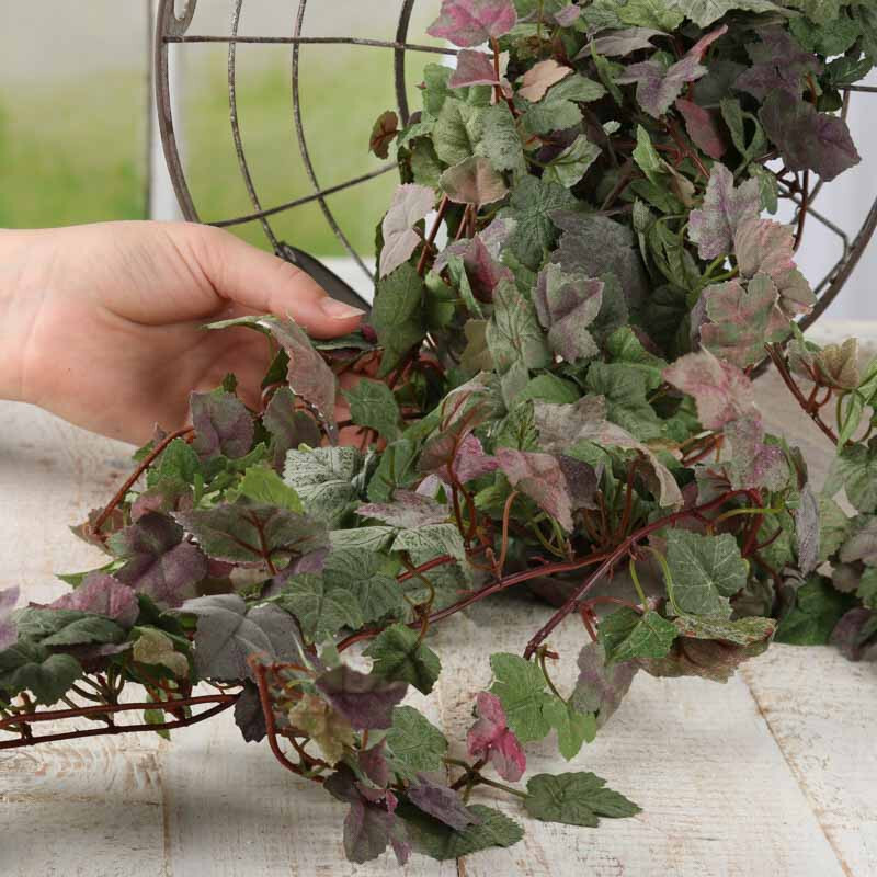 Set of 4 Flocked Artificial 40″ Ivy Vine Floral Bushes