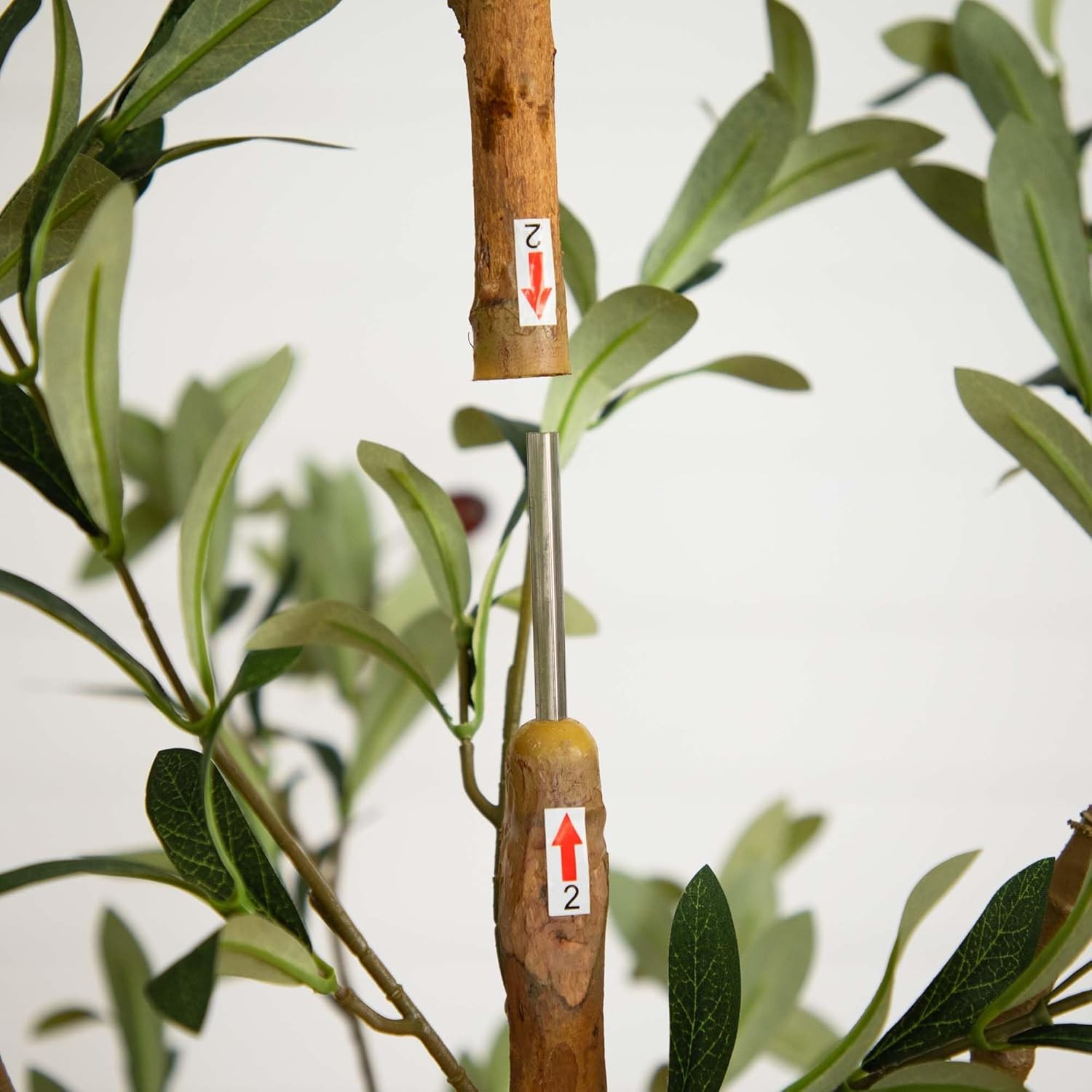 Olive Tree Artificial Indoor 7FT Tall Silk Faux Olive Tree for Home and Office