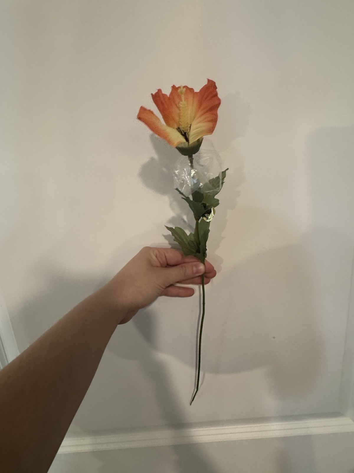 Bright Pink Yellow Hibiscus Silk Flower with Stem – Super Silks Inarco Vintage