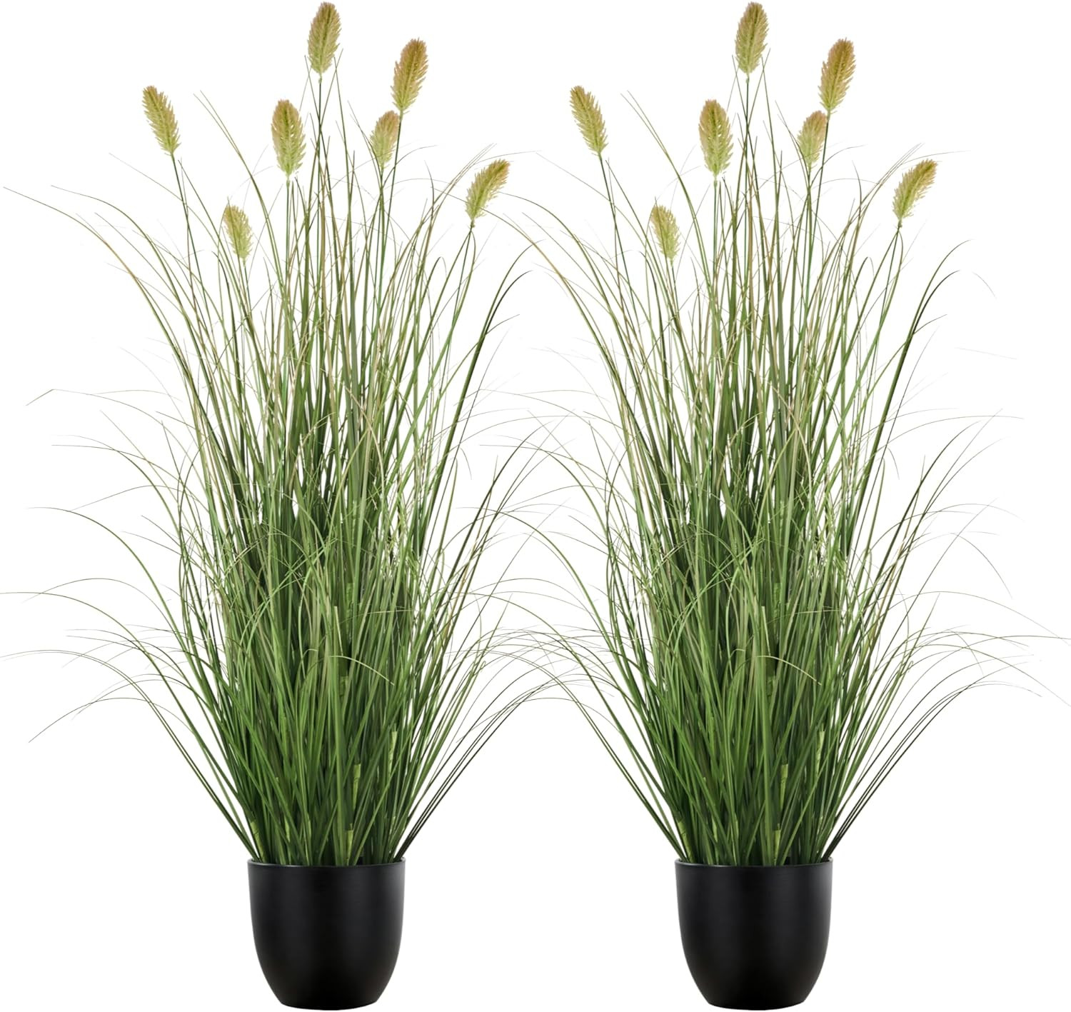 Luxury 4FT Extra Lush Artificial Plant Set for Home & Garden Decor (2Pcs)