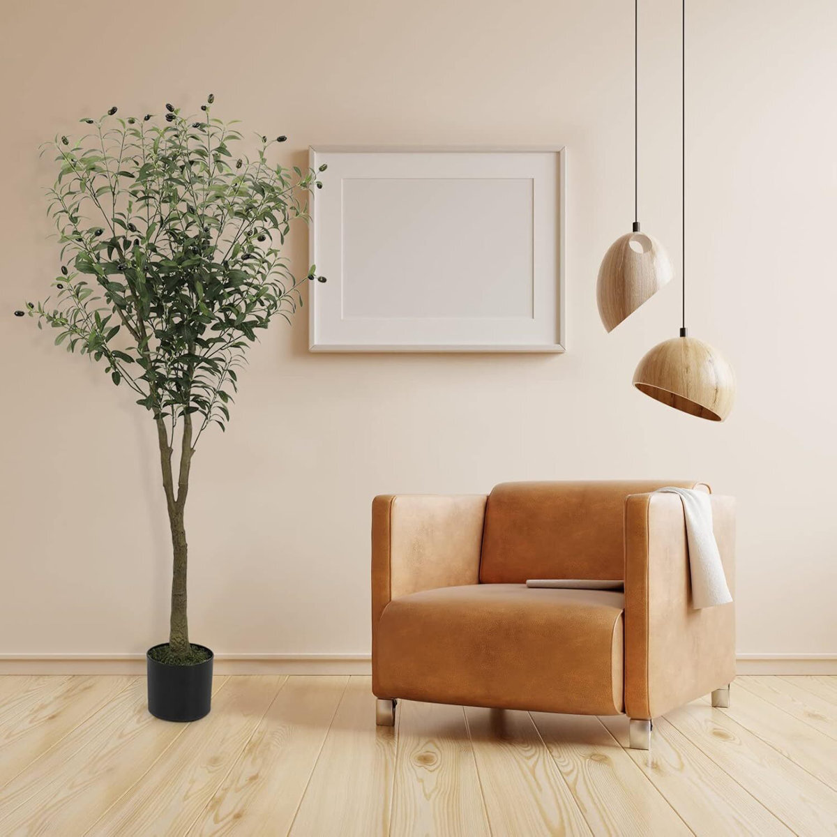 Artificial Olive Tree with Realistic Leaves and Olives, Fake Olive Trees Artific