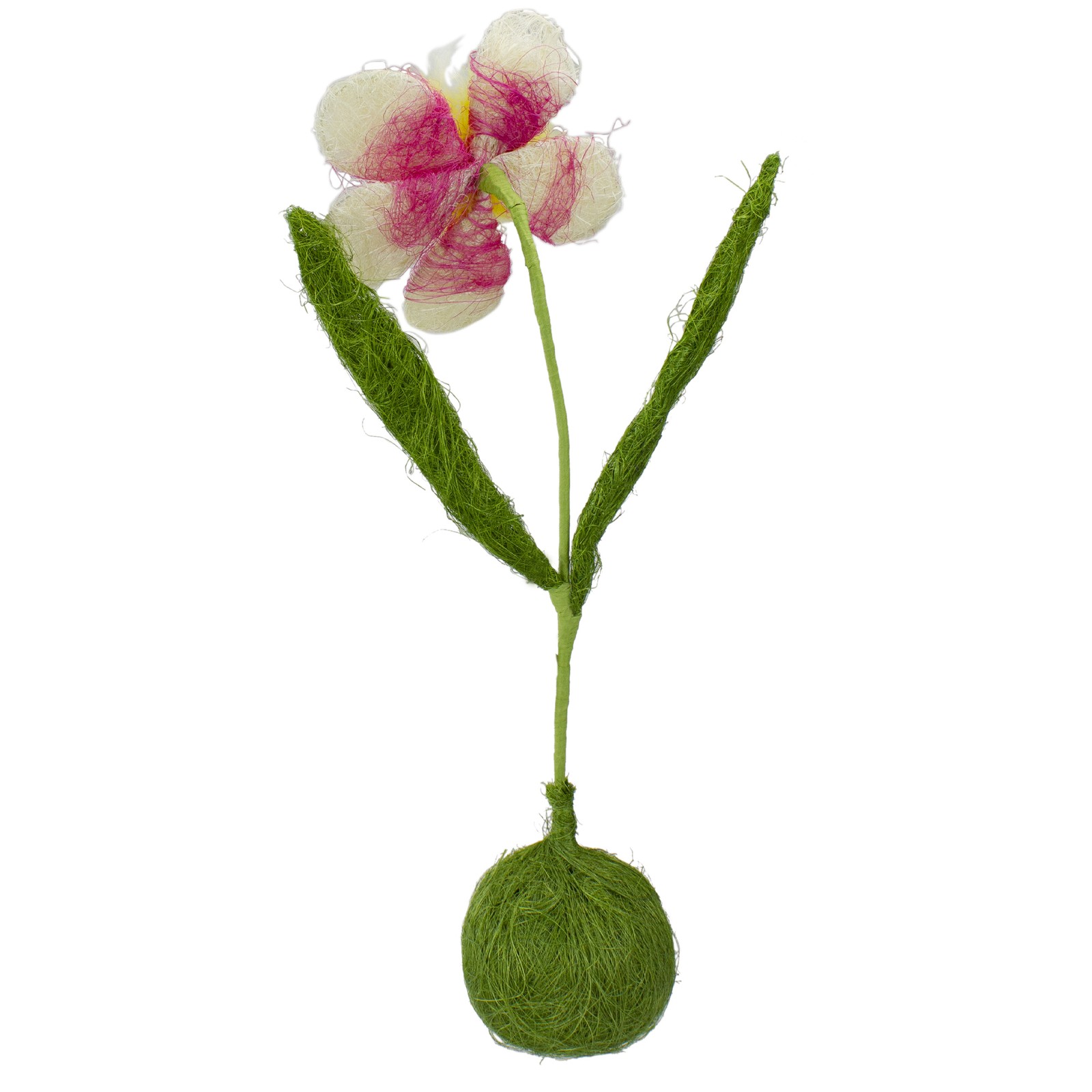 Northlight 19″ Green, Yellow and Fuchsia Spring Floral Table Top Decoration