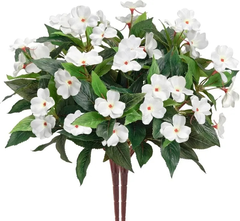 Silk Balsam Artificial Flowers High Quality Wedding Home Room Table Centre