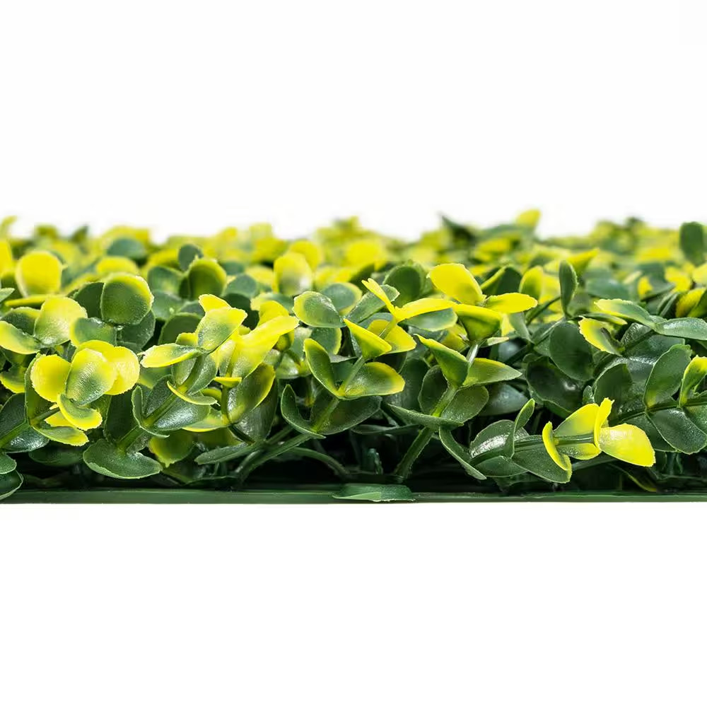 20 In. X 20 In. Premium Artificial Sinica Bush Hedge Greenery Panels (12-Piece)