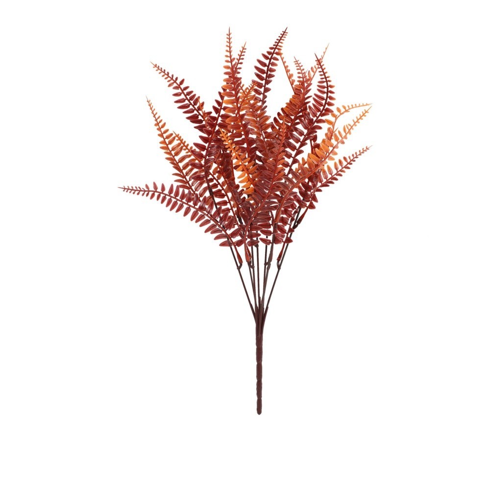 Autumn-Themed Plastic Greenery For fern Wall Decor Artificial for Wedding Props
