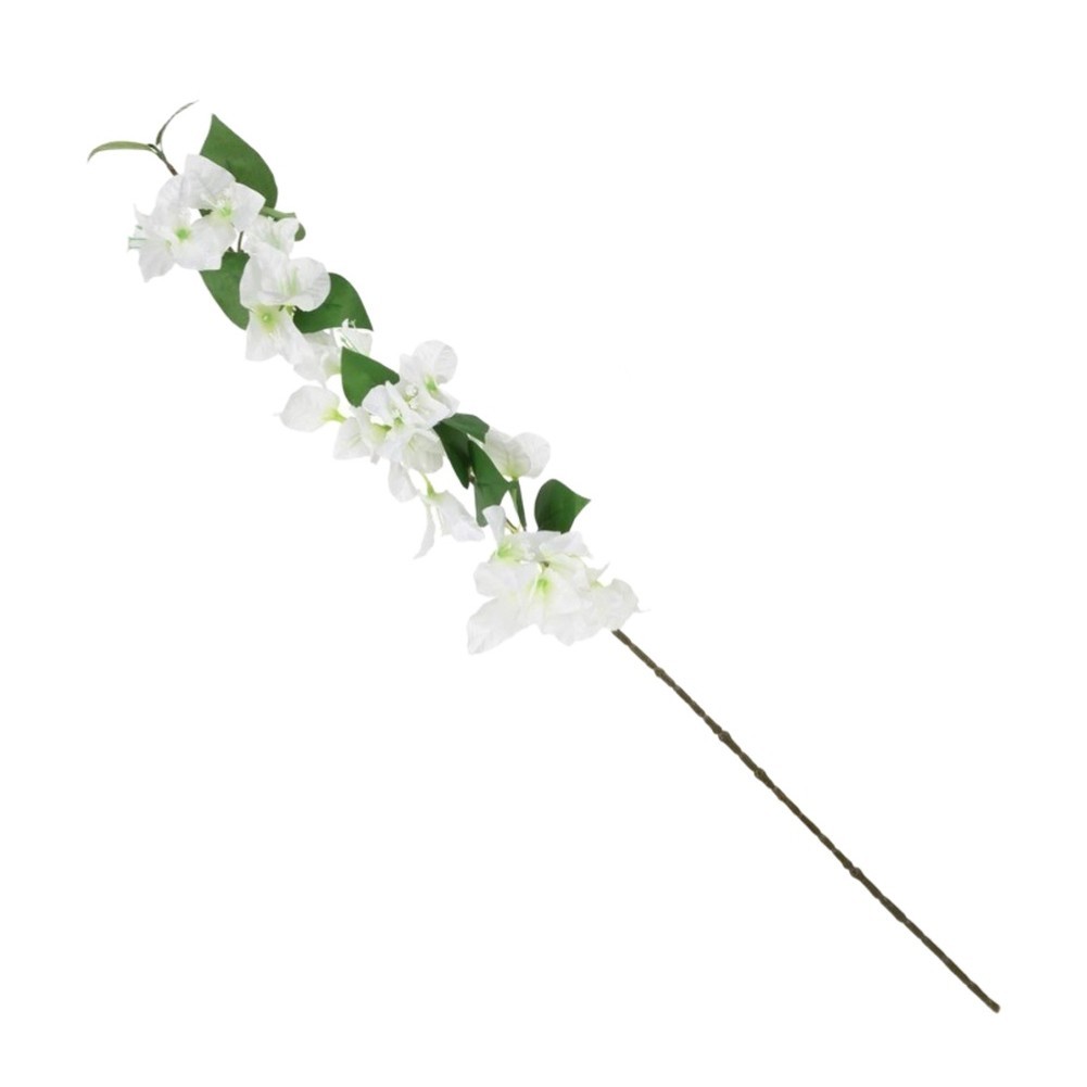 Silk Flower Stem Bougainvillea Branch Lifelike Texture Low Maintenance
