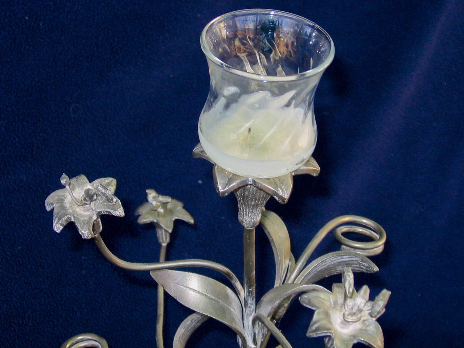 Three-vase Epergne, 3 colors of silver metallic finish